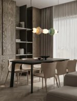 ONETA LED-Pendelleuchte 23W, IP20, Matt Schwarz, dimmbar – Bild 2