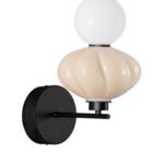 ONETA LED-Wandleuchte 8W, IP20, Matt Schwarz , Triac dimmbar