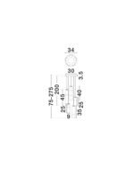 SANO LED-Pendelleuchte 15W, IP20, Glänzend ,dimmbar – Bild 2