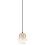 Oblo LED-Pendelleuchte 3W, IP20, Gradient Amber & Matt Black