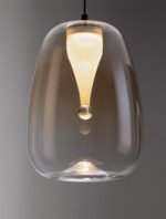 Oblo LED-Pendelleuchte 3W, IP20, Gradient Amber & Matt Black – Bild 5
