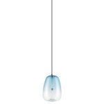 OBLO LED-Pendelleuchte 3W, IP20, Matt Schwarz , 3000K