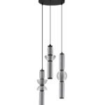 Ulon LED-Pendelleuchte 37W, IP20,Gray & Matt Black, dimmbar