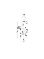 Ulon LED-Pendelleuchte 37W, IP20,Gray & Matt Black, dimmbar – Bild 7