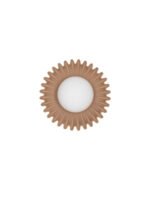 PETEL Wandleuchte G9 1x5W, IP20, Caramel & Opal
