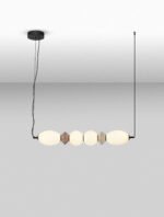 Pallina LED-Pendelleuchte 28W, IP20,Light Gray, 3000K,dimmbar – Bild 5