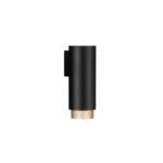 Nessi Wandleuchte MR16/GU10 1x10W, IP20, Sandy Black & Gold