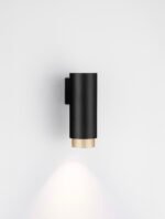 Nessi Wandleuchte MR16/GU10 1x10W, IP20, Sandy Black & Gold – Bild 5