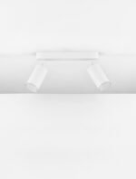 Mao Badezimmerleuchte GU10/MR16 2x10W, IP44, Sandy White – Bild 4