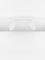 Mao Badezimmerleuchte GU10/MR16 2x10W, IP44, Sandy White – Bild 5