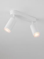 Mao Badezimmerleuchte GU10/MR16 2x10W, IP44, Sandy White – Bild 6