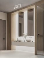 MAO LED-Badezimmer-Deckenleuchte MR16/GU10 3x10W, IP44 – Bild 2