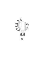 MAO LED-Badezimmer-Deckenleuchte MR16/GU10 1x10W, IP44 – Bild 8