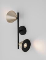 Conico Wandleuchte GU10 2x10W, IP20, Oxidgold-Schwarz – Bild 7