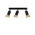 LUVIA LED-Deckenleuchte 3x10W, IP20, Oxide , GU10, dimmbar