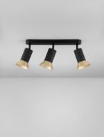 LUVIA LED-Deckenleuchte 3x10W, IP20, Oxide , GU10, dimmbar – Bild 5