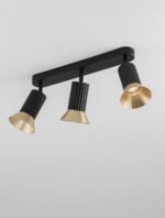 LUVIA LED-Deckenleuchte 3x10W, IP20, Oxide , GU10, dimmbar – Bild 3