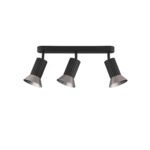 LUVIA LED-Deckenleuchte 3x10W, IP20, Oxide , GU10, dimmbar