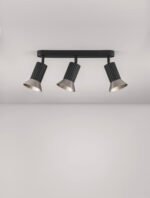 LUVIA LED-Deckenleuchte 3x10W, IP20, Oxide , GU10, dimmbar – Bild 5