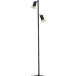 Luvia Stehleuchte 2×10W, IP20, Oxide Gold-Black, dimmbar