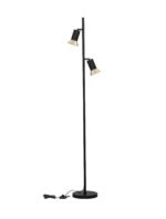 Luvia Stehleuchte 2×10W, IP20, Oxide Gold-Black, dimmbar
