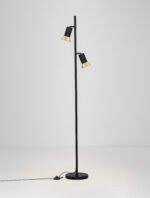 Luvia Stehleuchte 2×10W, IP20, Oxide Gold-Black, dimmbar – Bild 6