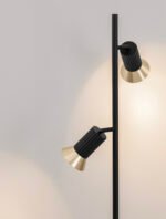 Luvia Stehleuchte 2×10W, IP20, Oxide Gold-Black, dimmbar – Bild 4