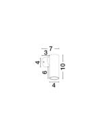 Mor LED-Wandleuchte GU10 1x10W, IP20, Sandy Black – Bild 8