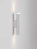 COMET LED-Wandleuchte 2x10W, IP20, Sandy White,dimmbar – Bild 7