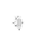 COMET LED-Wandleuchte 10W, IP20, GU10, dimmbar – Bild 9