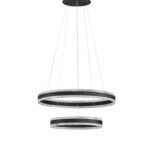 ALARO LED-Pendelleuchte 69W, IP20, Sandy Black,dimmbar