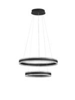ALARO LED-Pendelleuchte 69W, IP20, Sandy Black,dimmbar