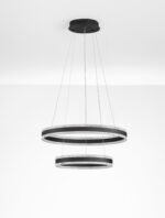 ALARO LED-Pendelleuchte 69W, IP20, Sandy Black,dimmbar – Bild 4