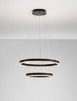 ALARO LED-Pendelleuchte 69W, IP20, Sandy Black,dimmbar – Bild 5