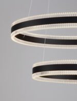 ALARO LED-Pendelleuchte 69W, IP20, Sandy Black,dimmbar – Bild 6