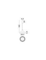 MANTLE LED-Pendelleuchte 22W, IP20, Sandy White, 3000K – Bild 7