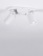 Esto Deckenleuchte GU10 2x10W, IP20, Sandy White – Bild 5