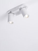 Esto Deckenleuchte GU10 2x10W, IP20, Sandy White – Bild 6