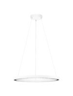 Deos LED-Pendelleuchte 27W, IP20, Sandy White,dimmbar