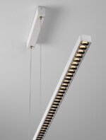 Deos LED-Pendelleuchte 25W, IP20, Sandy White,dimmbar – Bild 6