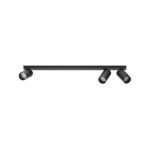 OSO LED-Deckenleuchte 3x10W, IP20, Sandy Black,dimmbar