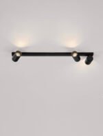 OSO LED-Deckenleuchte 3x10W, IP20, Sandy Black,dimmbar – Bild 6