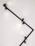 Oso Deckenleuchte GU10 8x10W, IP20, Sandy Black – Bild 7