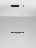 LUNETTE LED-Pendelleuchte 28W, IP20, Sandy Black,dimmbar – Bild 6