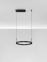 LUNETTE LED-Pendelleuchte 28W, IP20, Sandy Black,dimmbar – Bild 7
