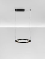 LUNETTE LED-Pendelleuchte 28W, IP20, Sandy Black,dimmbar – Bild 8