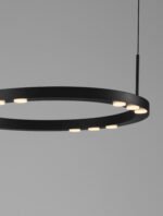 LUNETTE LED-Pendelleuchte 28W, IP20, Sandy Black,dimmbar – Bild 9