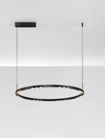 Lunette LED-Pendelleuchte 46W, IP20, Sandy Black, dimmbar – Bild 8
