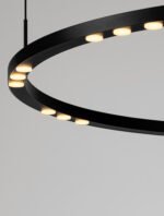 Lunette LED-Pendelleuchte 46W, IP20, Sandy Black, dimmbar – Bild 9