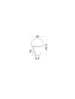 POIS LED-Tischleuchte 2W, IP20, Matt Black, 3000K, dimmbar – Bild 8